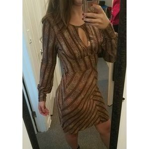 FREE PEOPLE cotton Keyhole dress